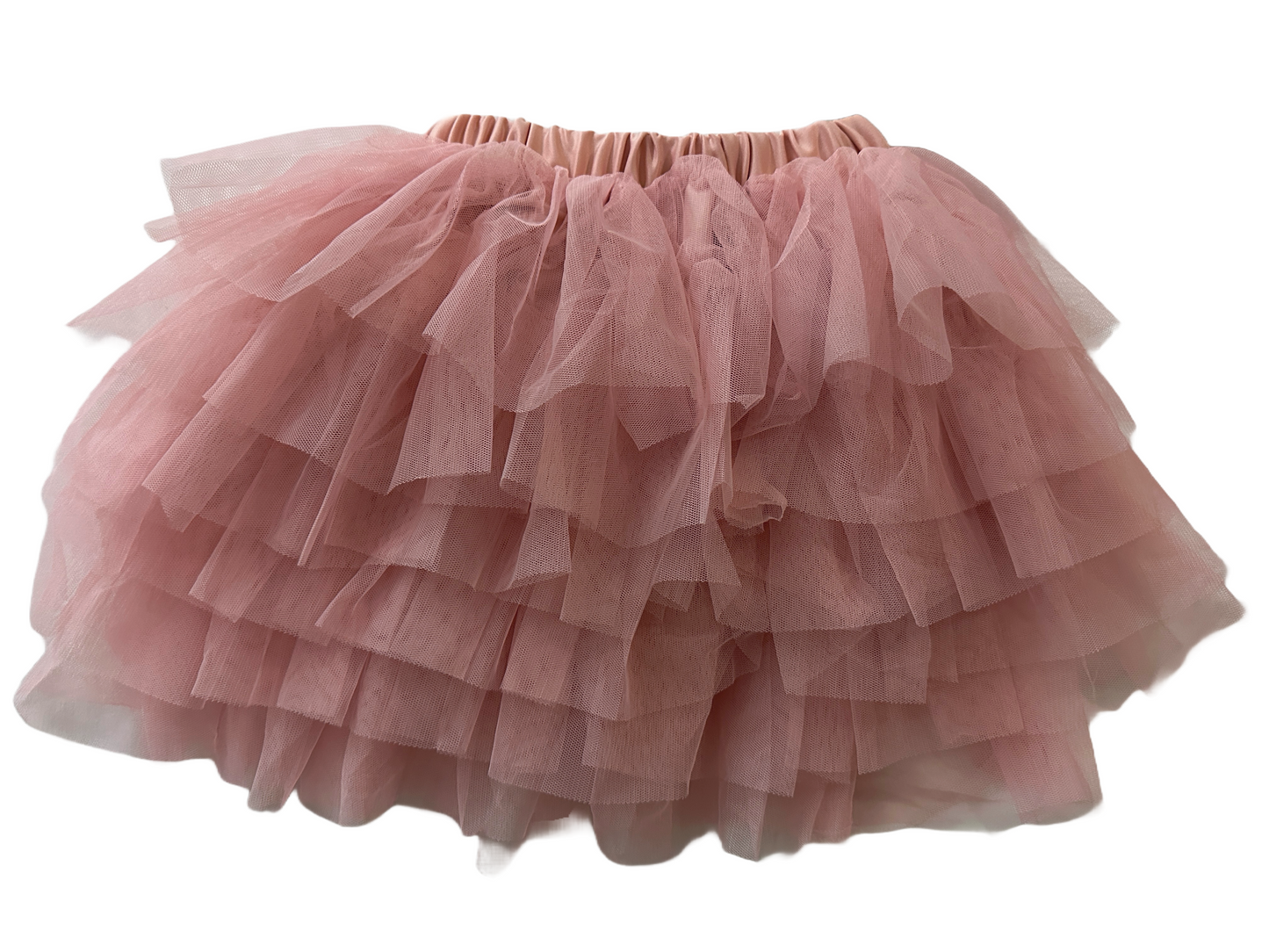 Elastic Mesh Fluffy Skirt