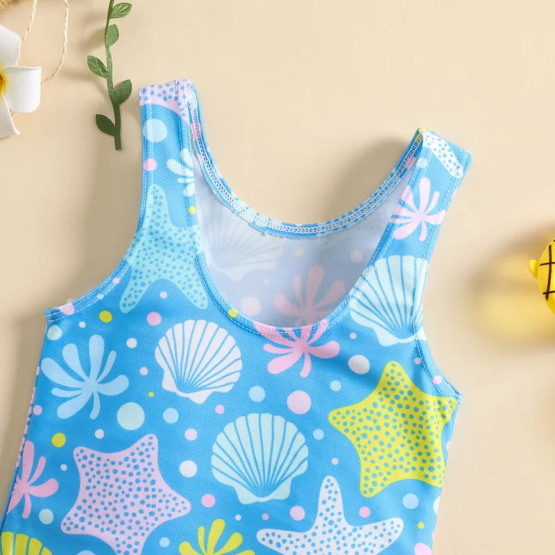 Shell Printed Swimwear